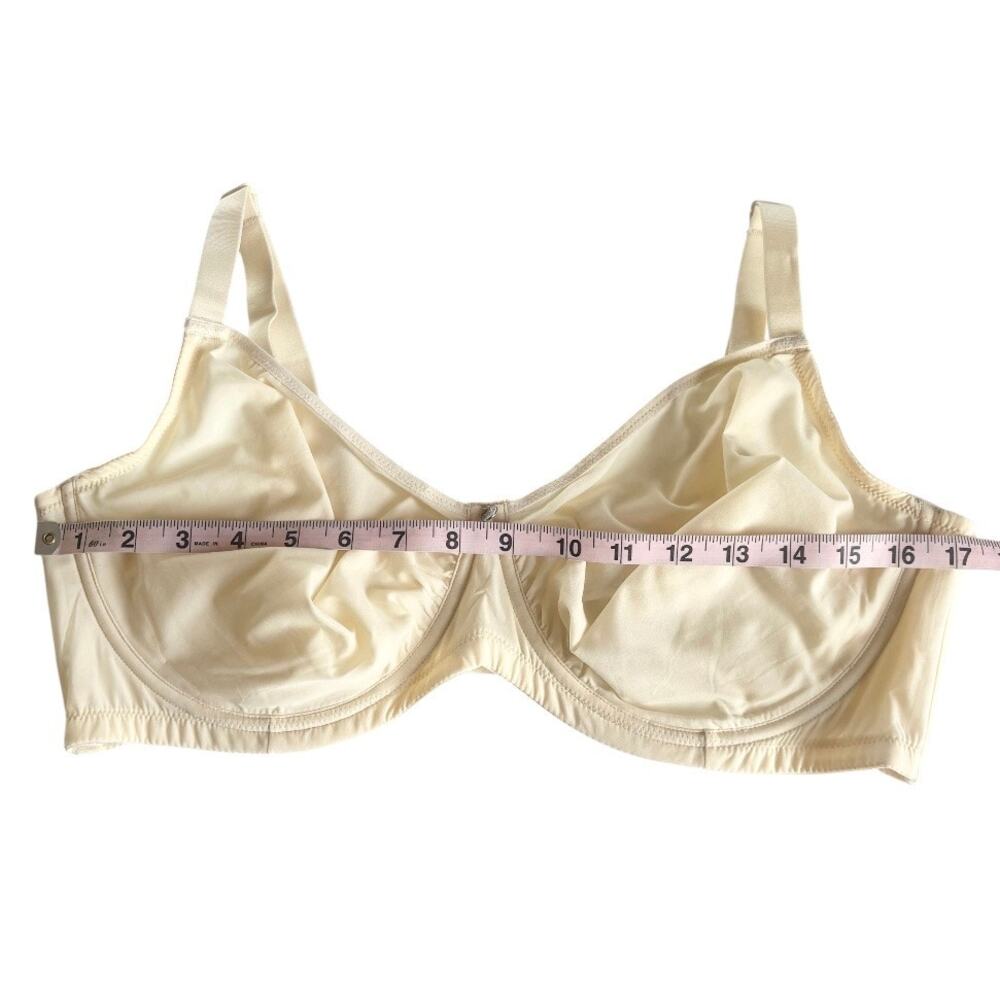 HSIA Marquita Champagne Ultimate Comfort Unlined Mesh Underwire Bra Womens 40DDD - Picture 5 of 9